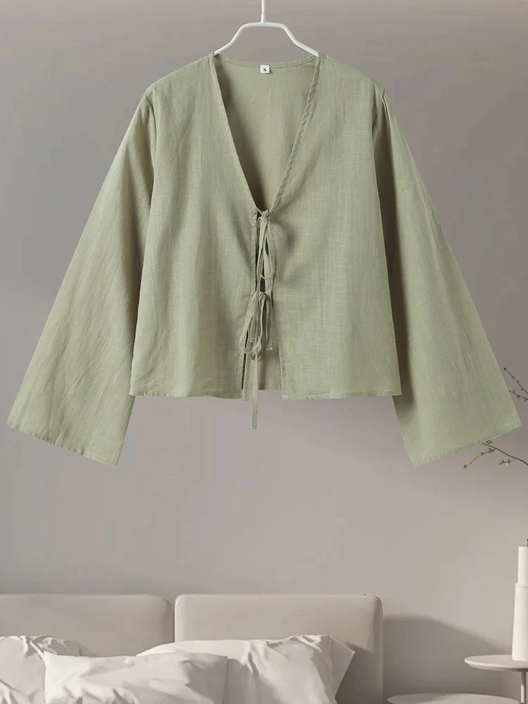 Moso Statement Vest Knot Summer Tops - Image 4