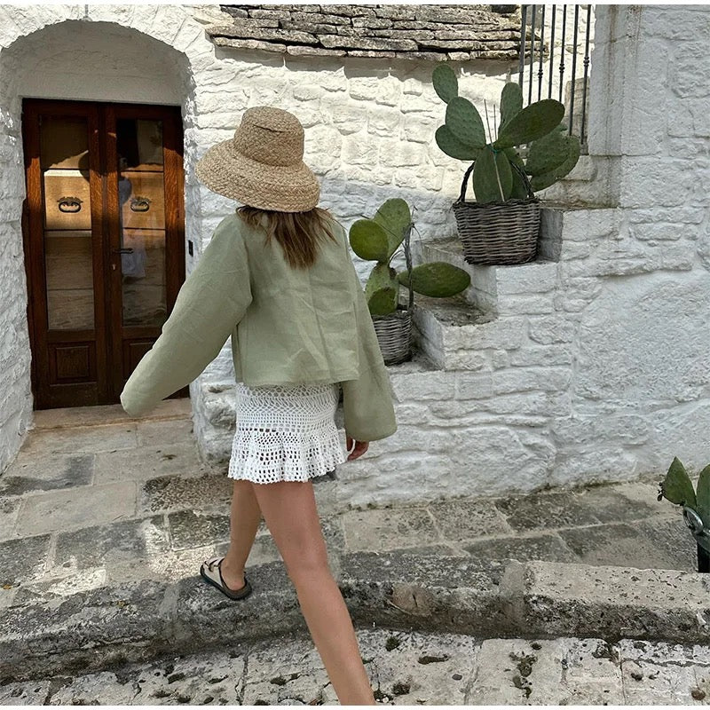 Moso Statement Vest Knot Summer Tops - Image 8