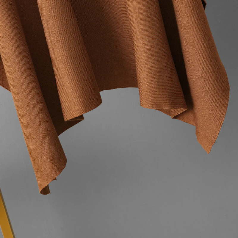 Natalia Luxe Winter Coord Set In Rust - Image 8