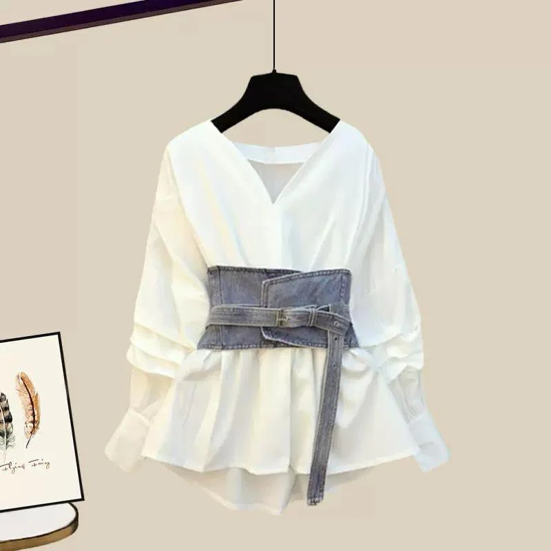 Nayeli Luxury Corset 3 Piece Set In White - Image 3