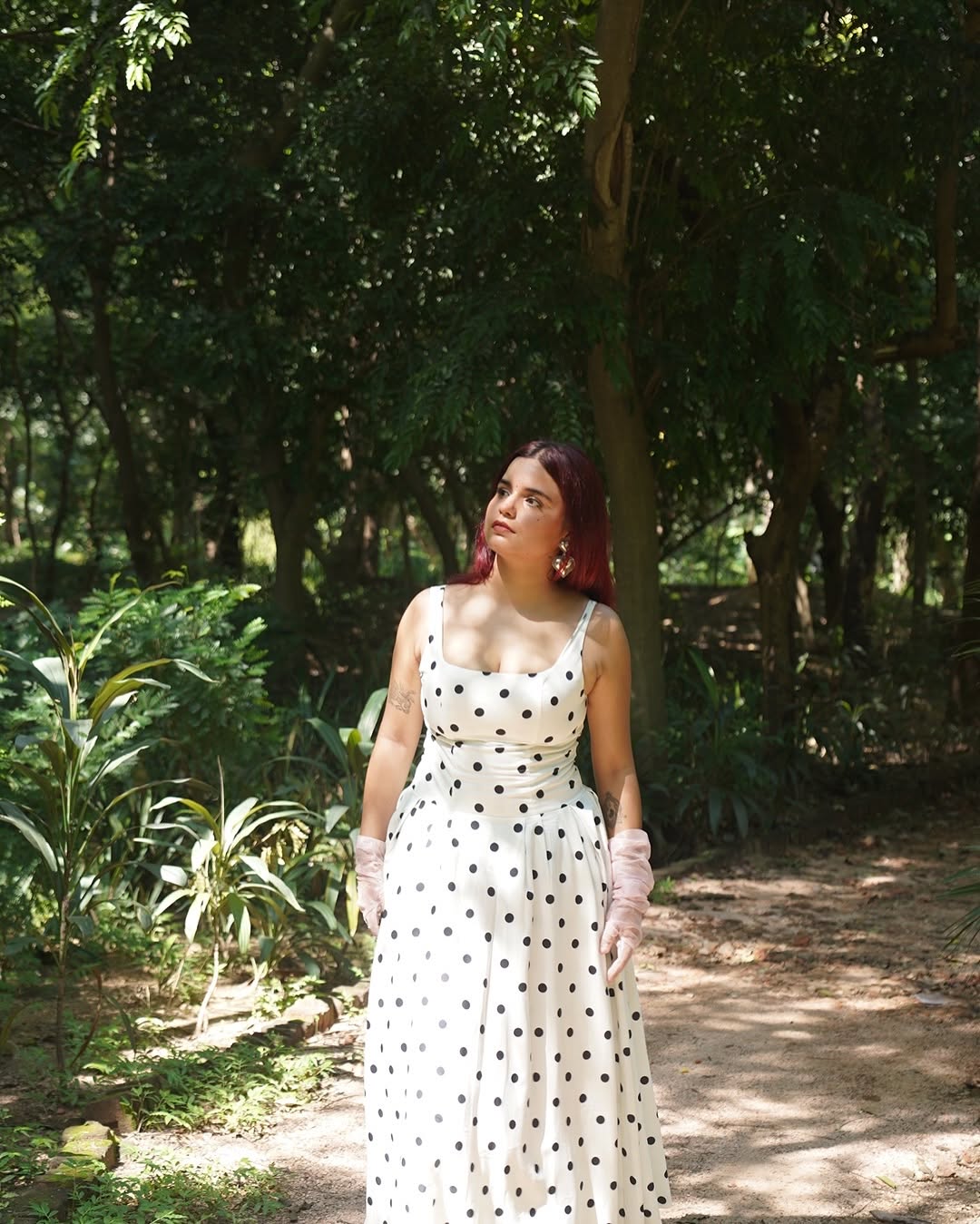 Neiman Polka Summer Holiday Maxi Dress In Off-White - Image 12