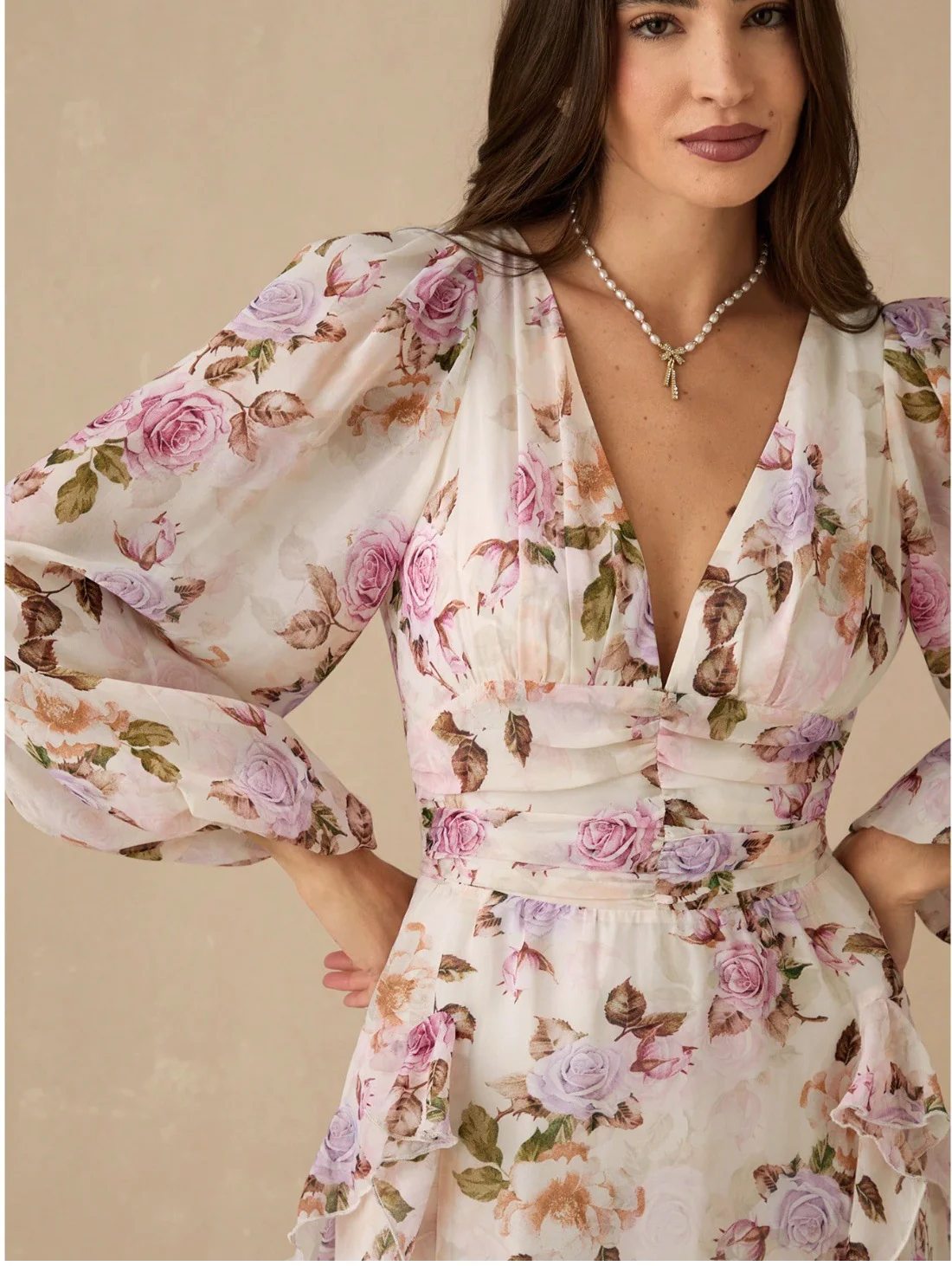 Nelia Floral Maxi Dress - Image 5