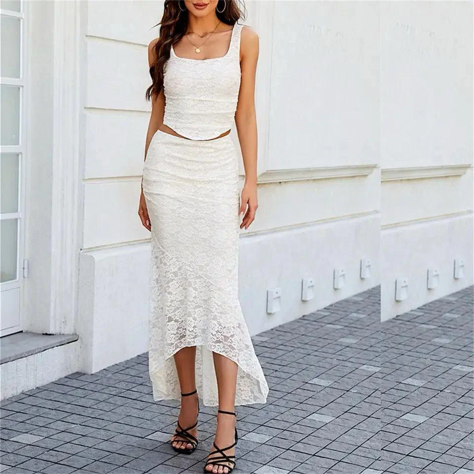 Nerine Summer Coord Set In White - Image 2
