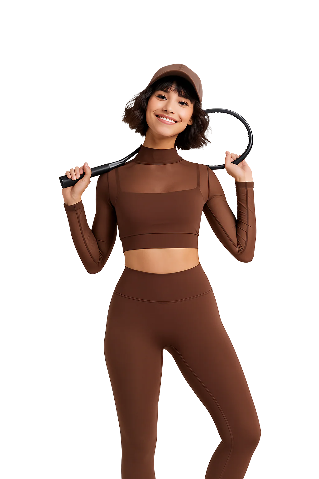 Niro Activewear Set In Brown