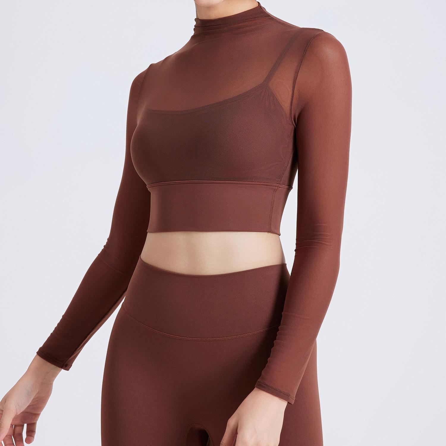 Niro Activewear Set In Brown - Image 2