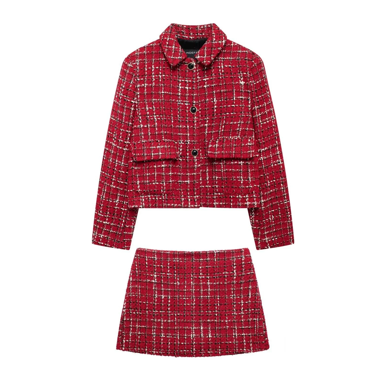 Noelle Luxe Tweed Coord Skort Set - Image 3