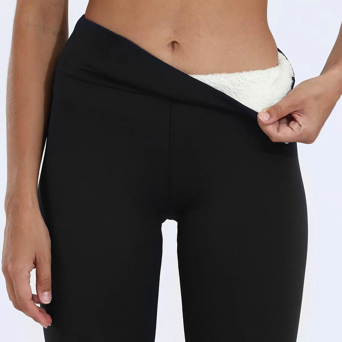 Nomi Slimming Premium Fleece Leggings - Image 3