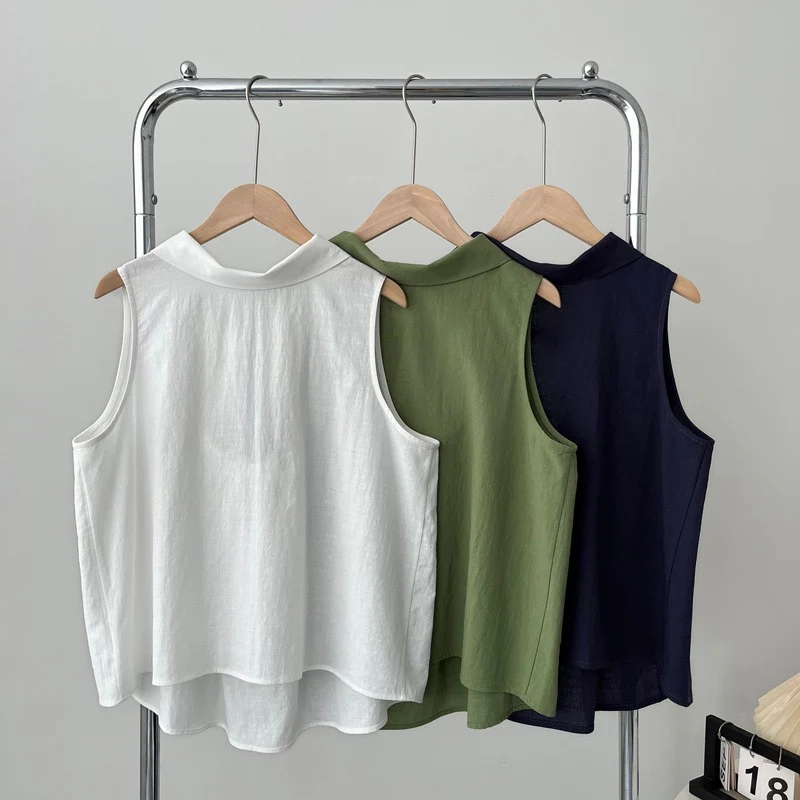Norris Summer Top In Navy Blue - Image 5