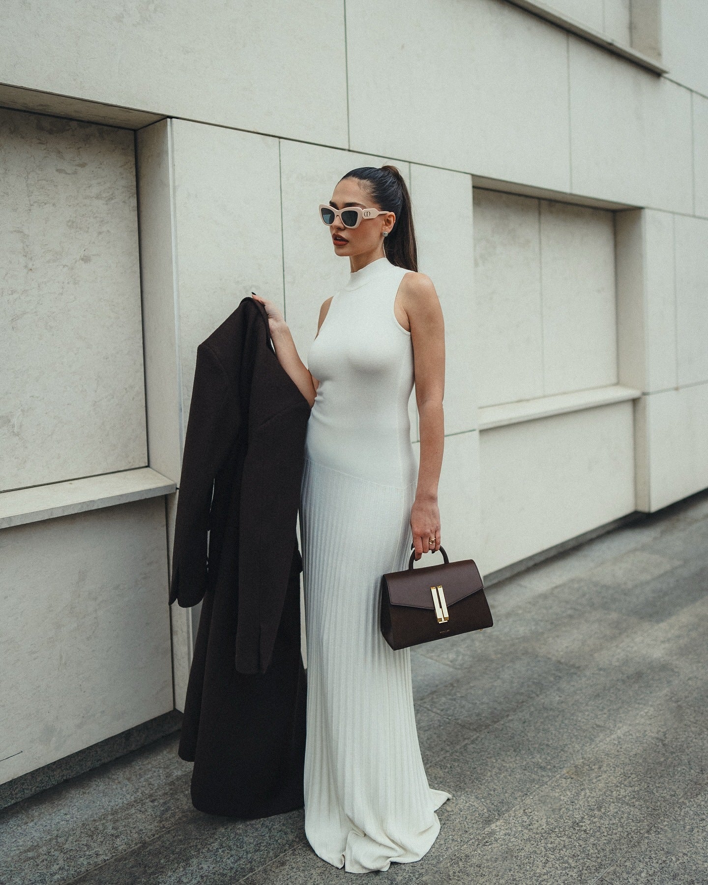 Orelia Knitted Maxi Dress - Image 2