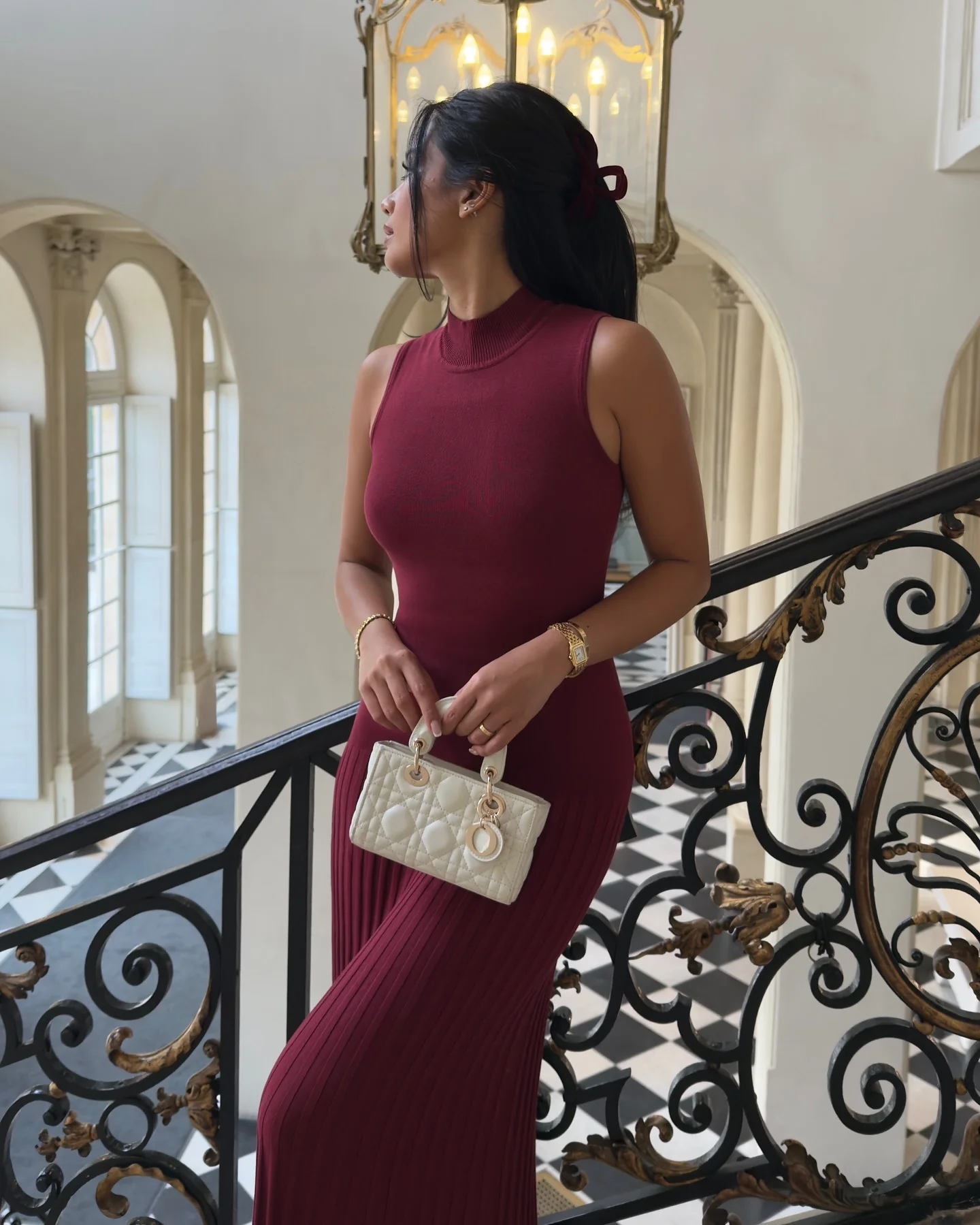 Orelia Knitted Maxi Dress - Image 6