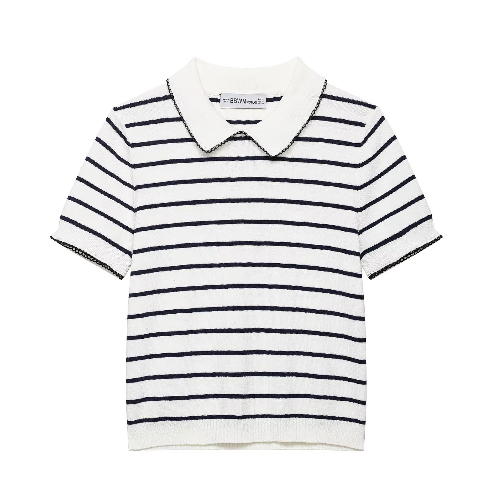 Ornella Knit Summer Top In White - Image 2