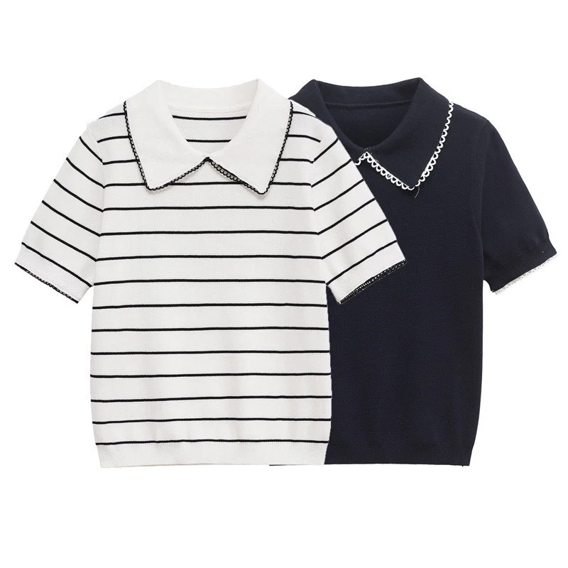 Ornella Knit Summer Top In White - Image 5