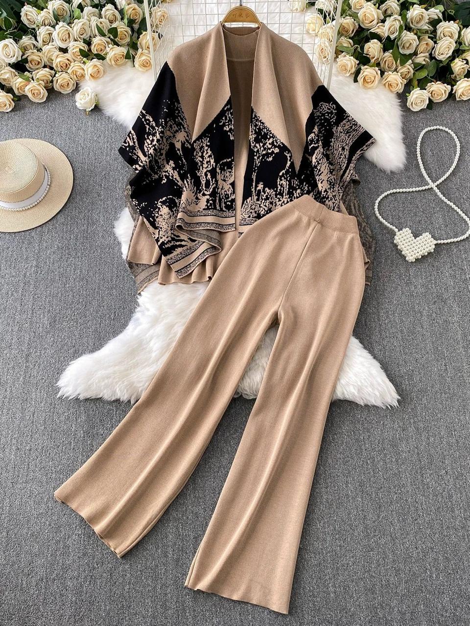 Orville Luxe Winter Coord Set With Cape - Image 2