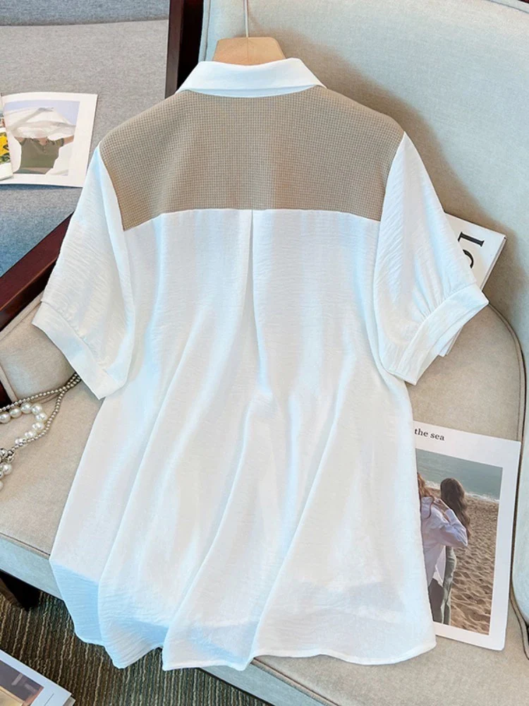 Pamela Patchwork Statement Dress - Image 4