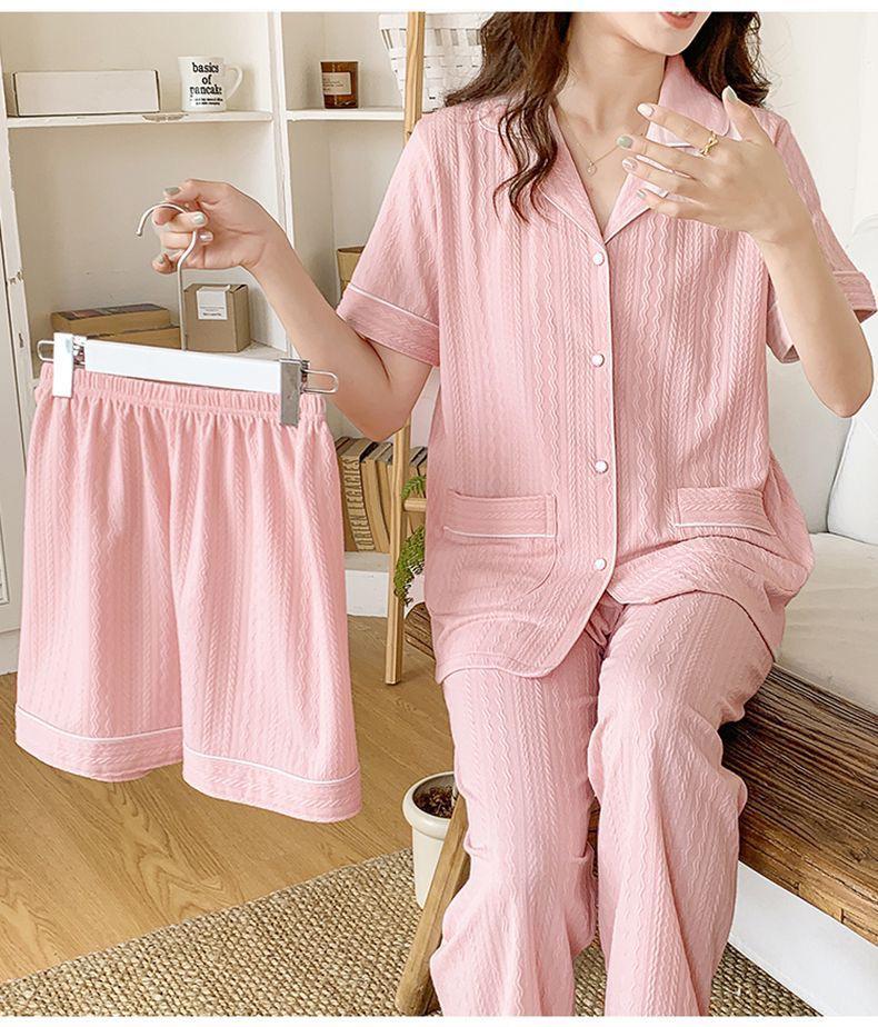 Paula 3 Pc Set Cotton Nightsuits - Image 4