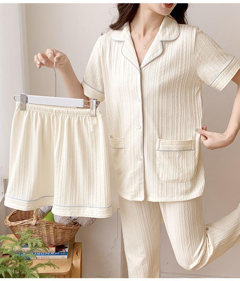 Paula 3 Pc Set Cotton Nightsuits - Image 6