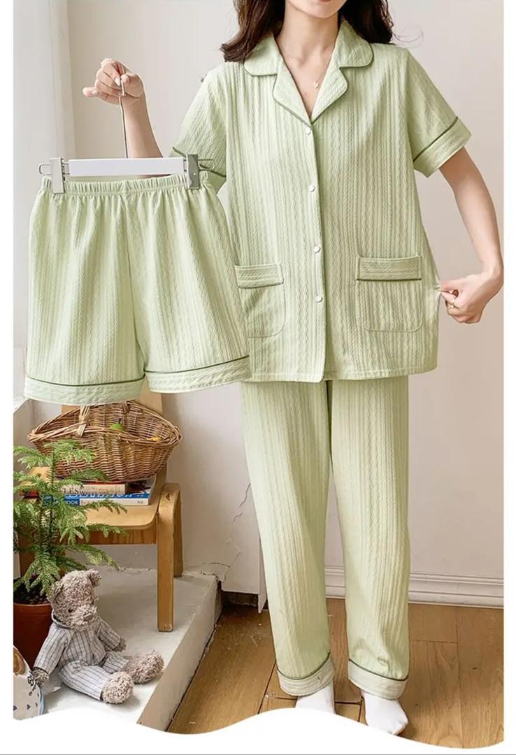 Paula 3 Pc Set Cotton Nightsuits - Image 9