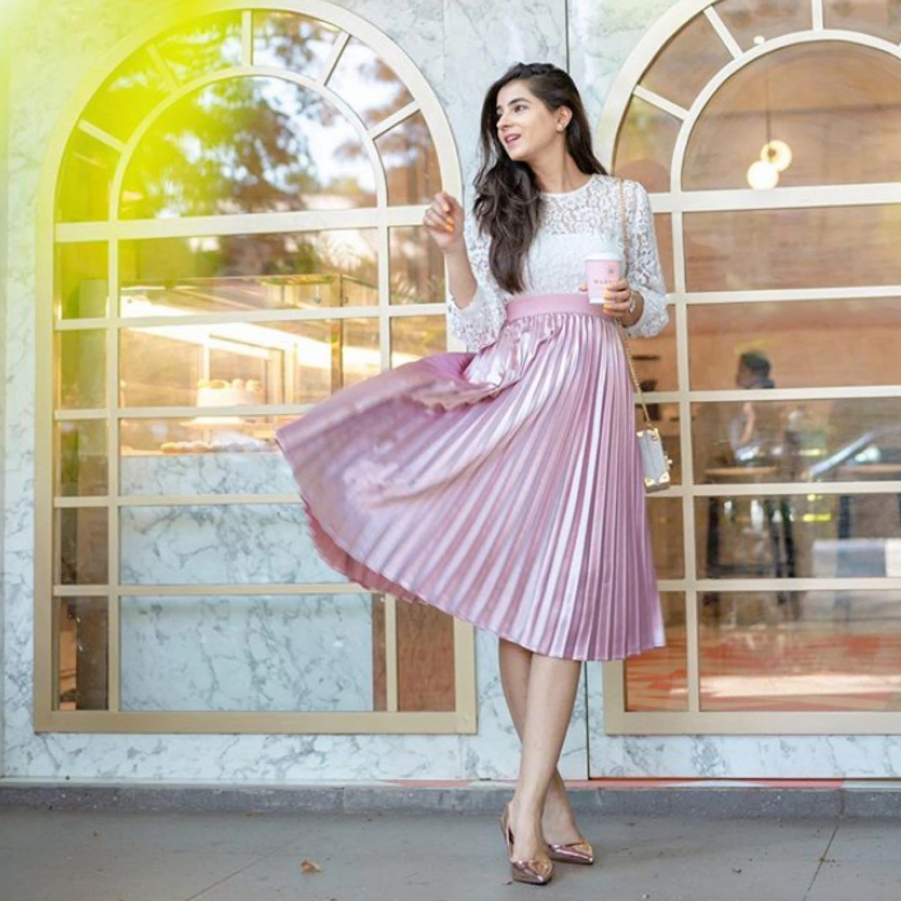 Pegmove Pleated Skirts