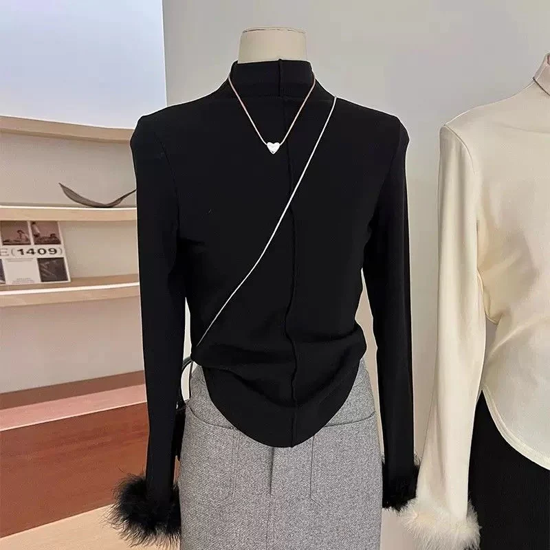 Penelope Statement Tops with Fur - Image 4