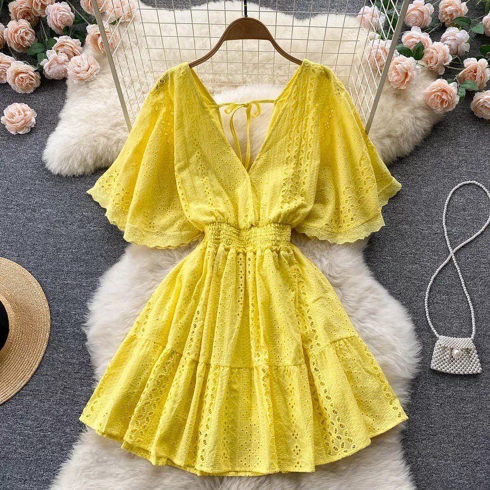 Pepe Eyelet Dress - Image 2