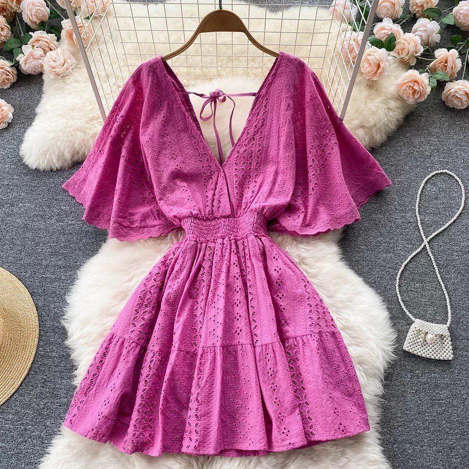 Pepe Eyelet Dress - Image 3