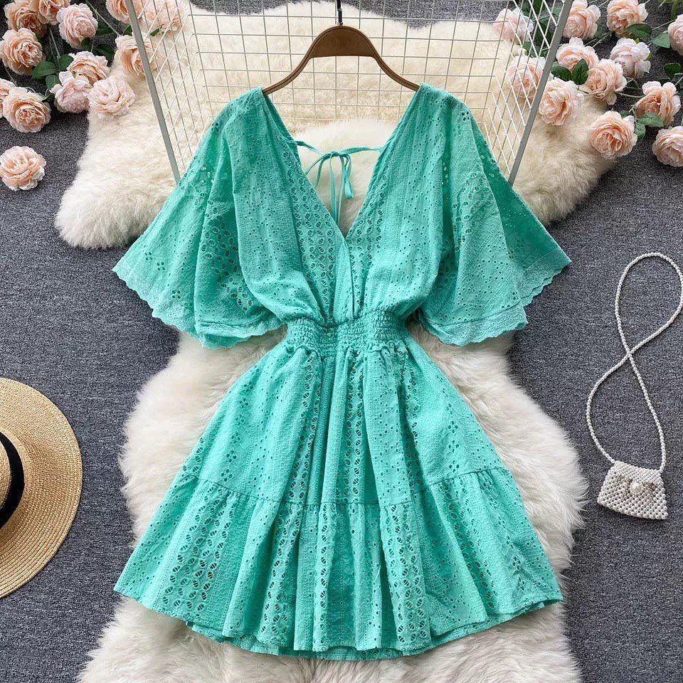 Pepe Eyelet Dress - Image 7