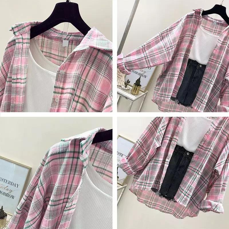 Plaid Streetstyle Shirt (ONLY SHIRT) - Image 4