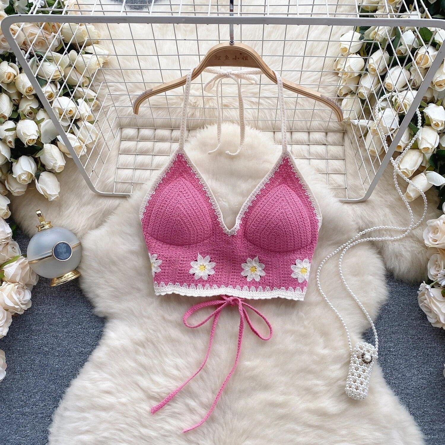 Prerto Summer Tops with Inbuilt Bra - Image 2