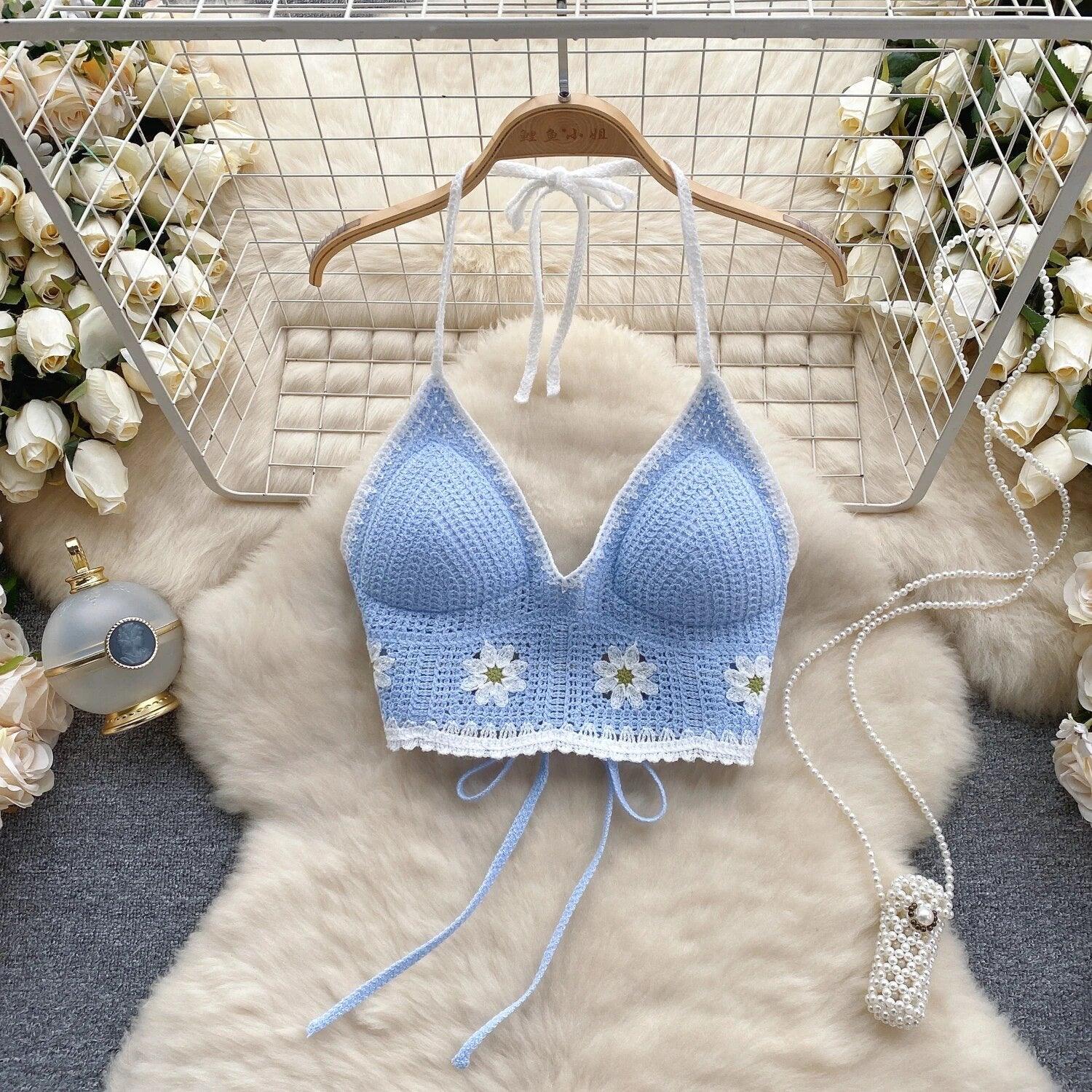 Prerto Summer Tops with Inbuilt Bra - Image 3