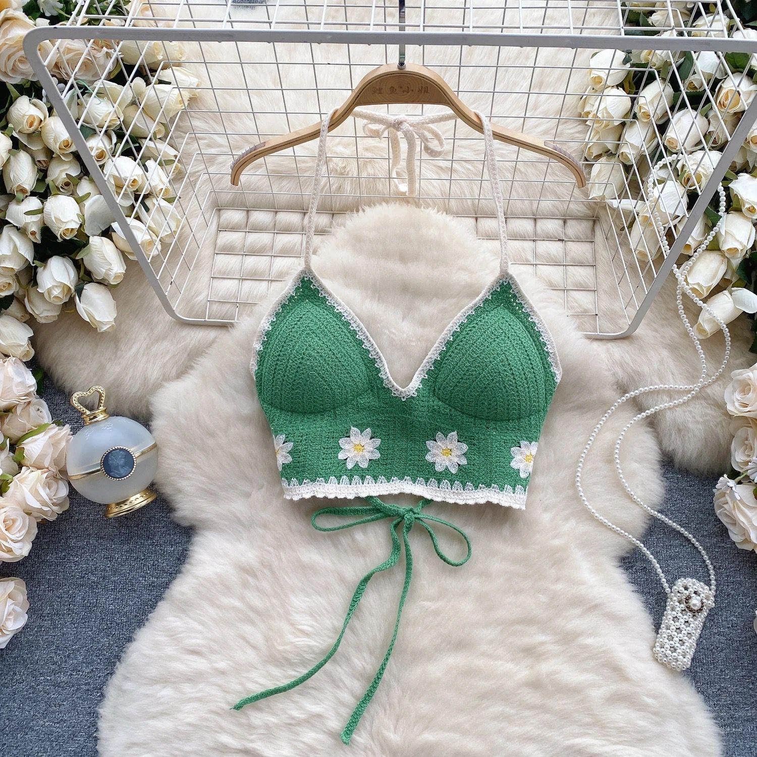 Prerto Summer Tops with Inbuilt Bra - Image 9