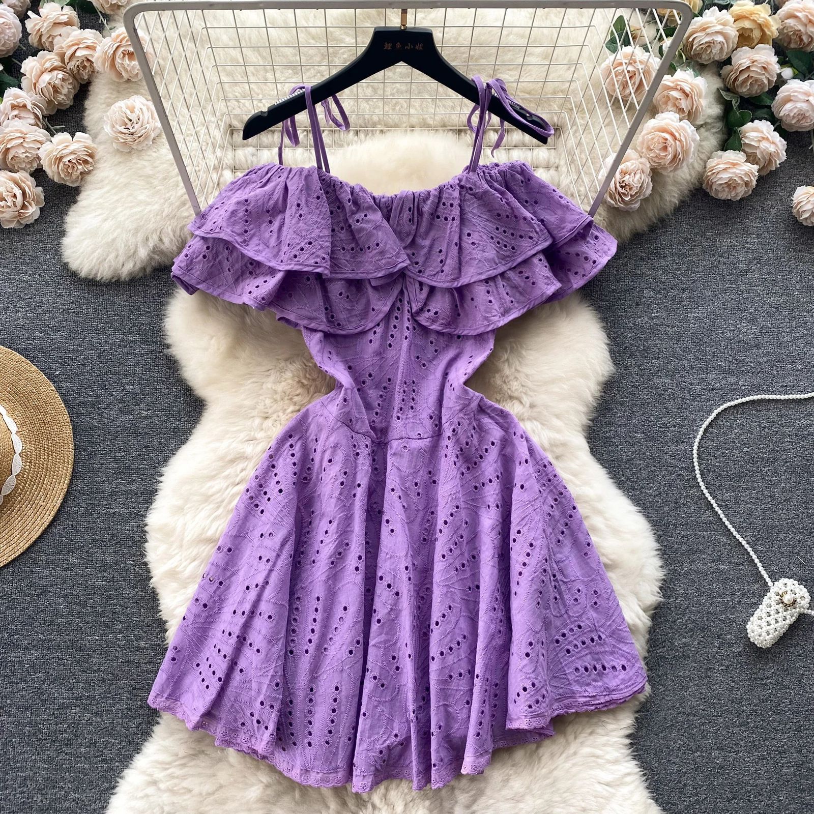 Rebecca Statement Eyelet Dress - Image 8