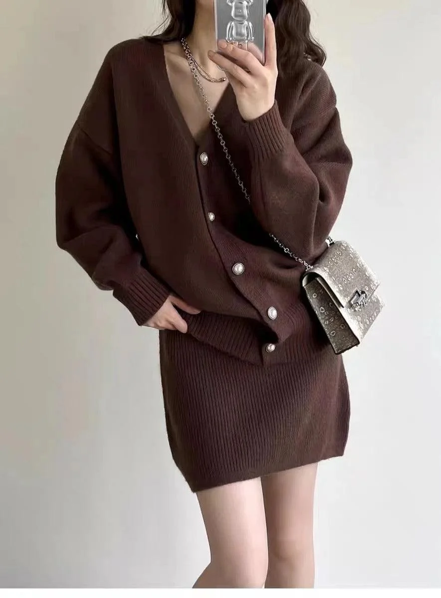 Reming Set of Dress and Cardigan - Image 3