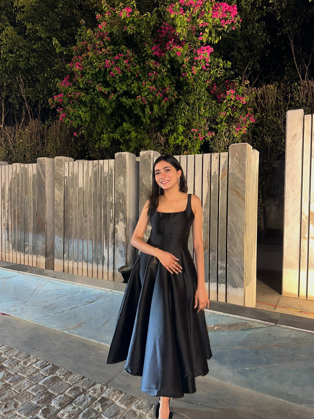 Rigata Holiday Statement Maxi Dress in Black - Image 2