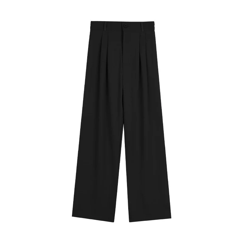 Riley Wide Leg High Waist Pants In Black - Image 4