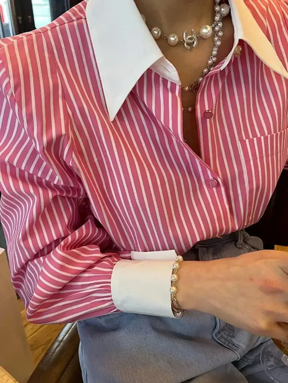 Romello Striped Formal Shirt - Image 6