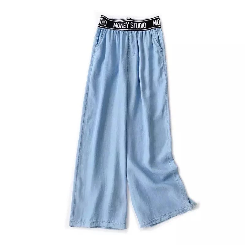 Roberto High Waisted Denims In Light Blue - Image 3
