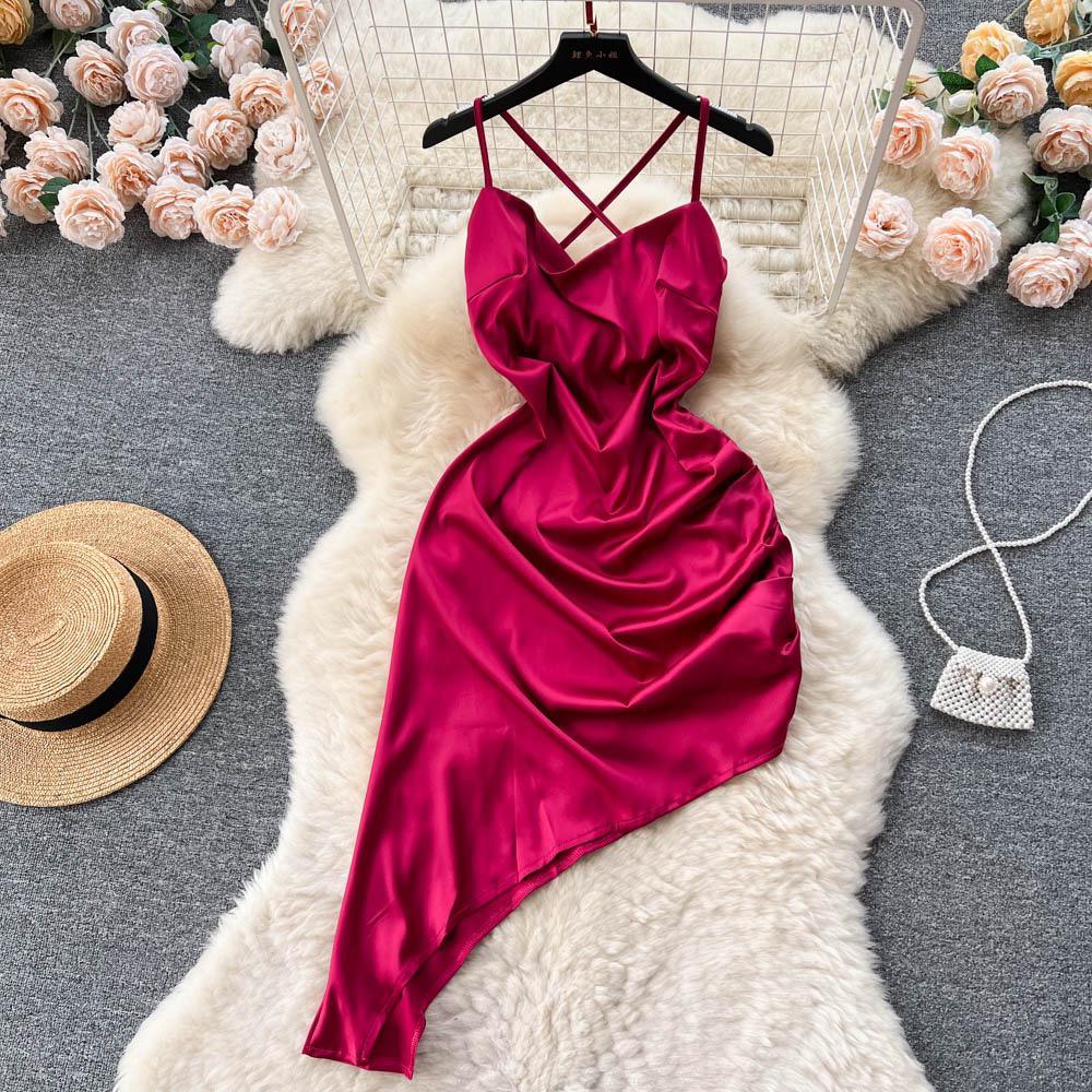 Rory Luxury Satin Dress - Image 8
