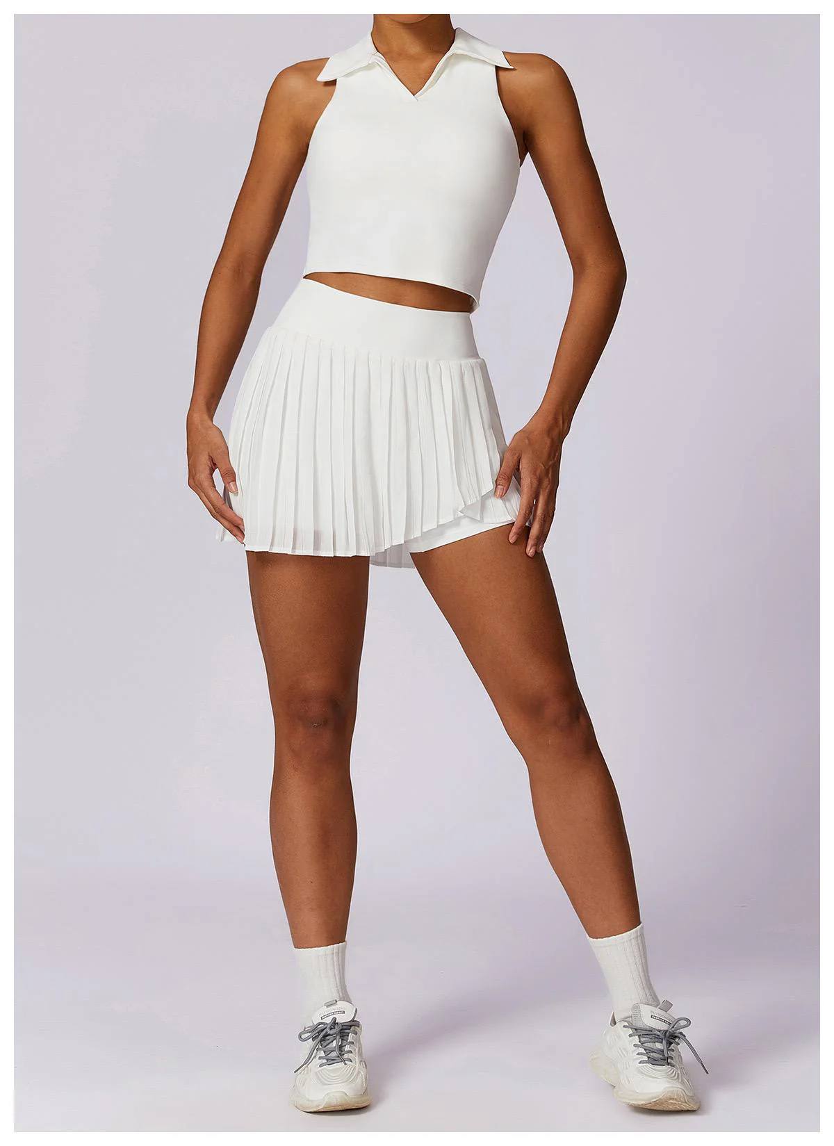 Rory Premium Activewear Set In White