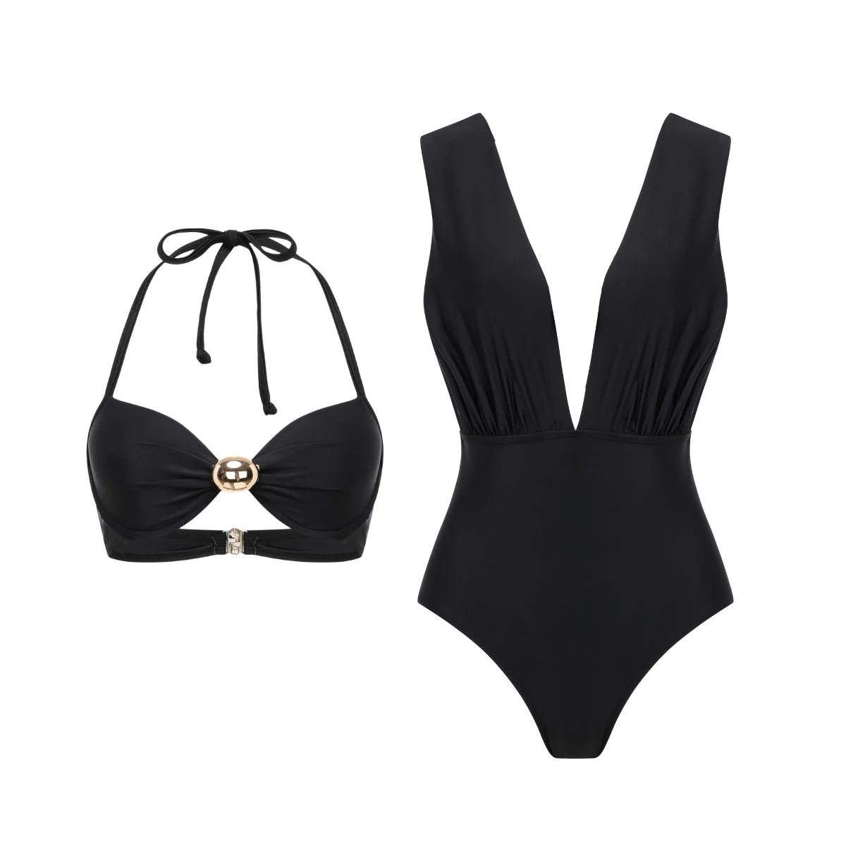Rosalie 2 Pcs Swimsuit With Sarong - Image 4