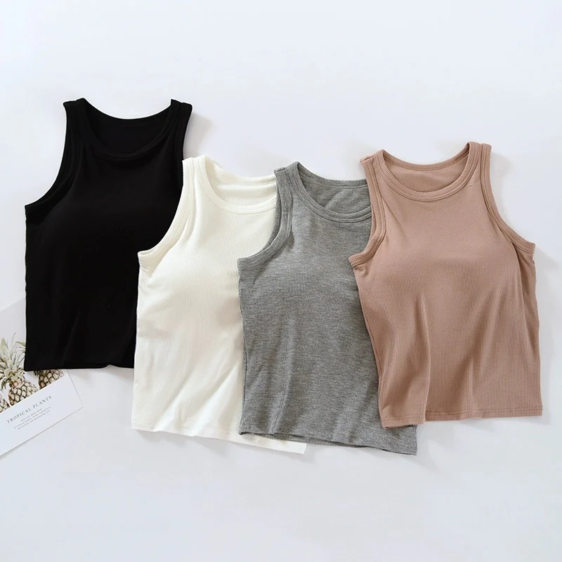 Rosalie Tank Tops with Inbuilt Bra - Image 2