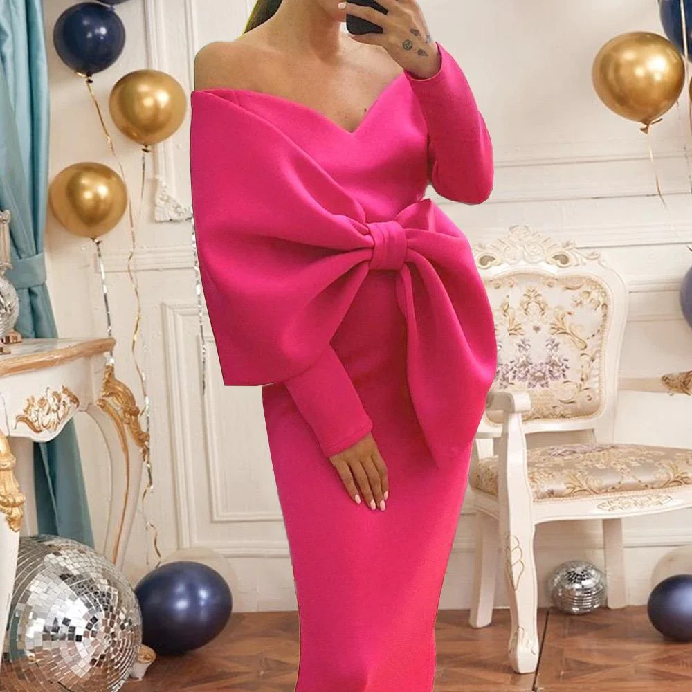 Rozovo Ruffled Dress In Pink - Image 3