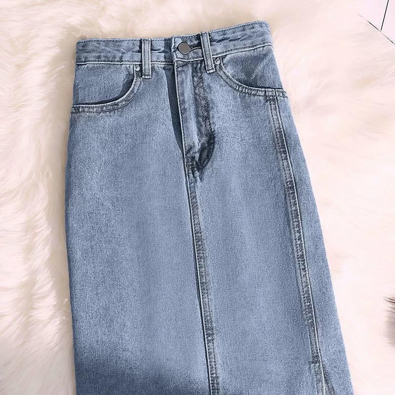 Rubello Midi Statement Denim Skirt - Image 4