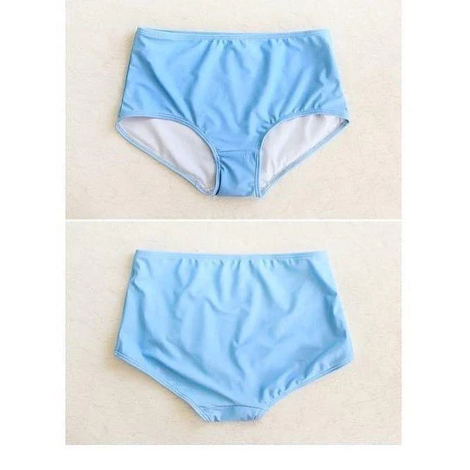 Russel 3 Piece Swimsuit In Blue - Image 4