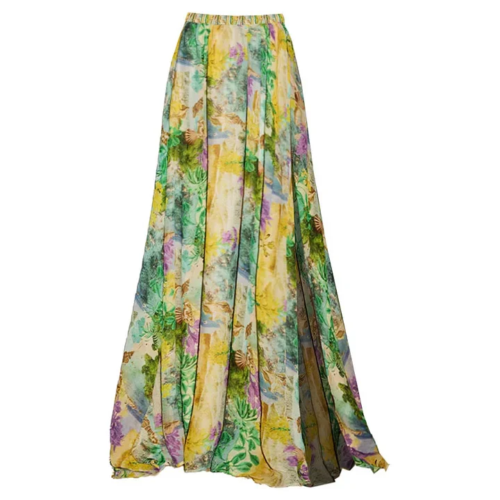 Salome Cutout Swimsuit With Skirt - Image 4