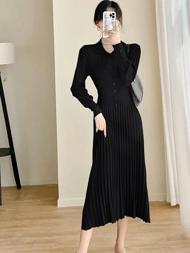 Salsburg Woolen Bodycon Dress - Image 2