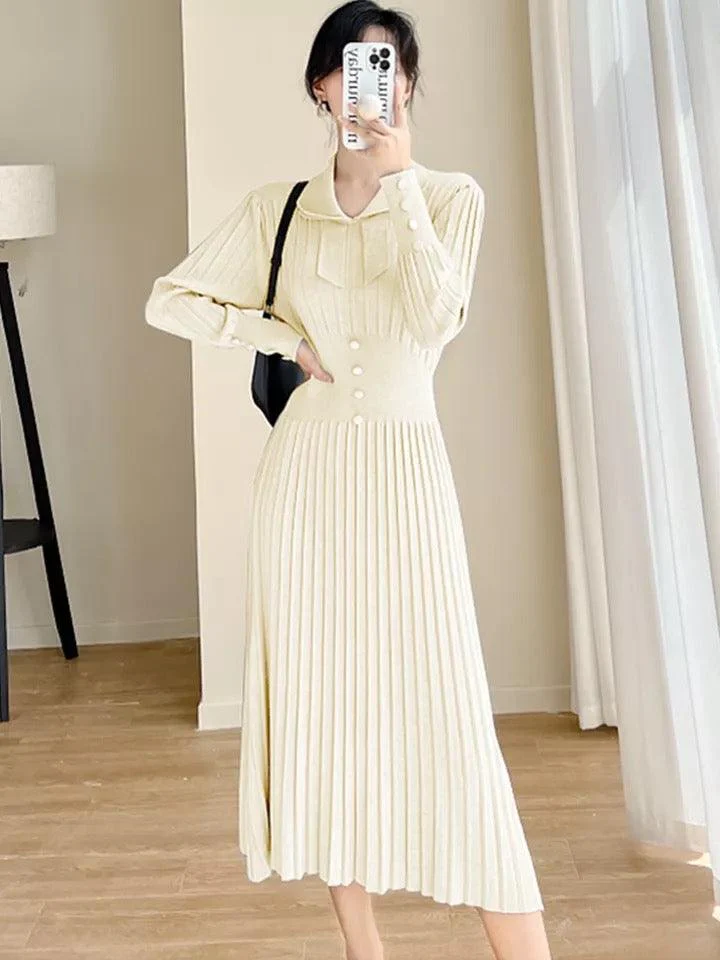 Salsburg Woolen Bodycon Dress - Image 3