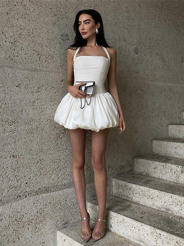 Samantha Halterneck Balloon Dress - Image 5