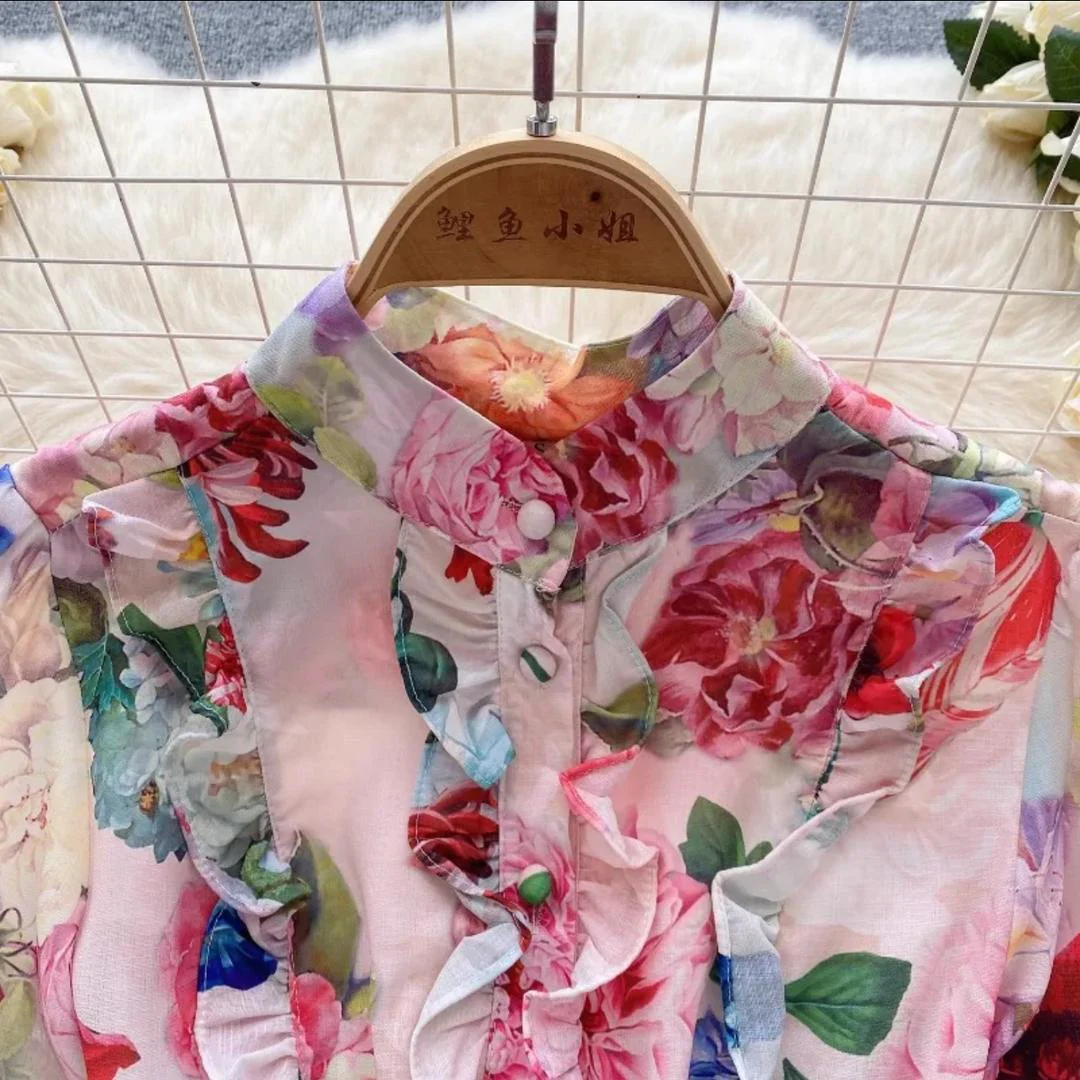 Samuel Floral Vintage Dress In Multicolor - Image 8