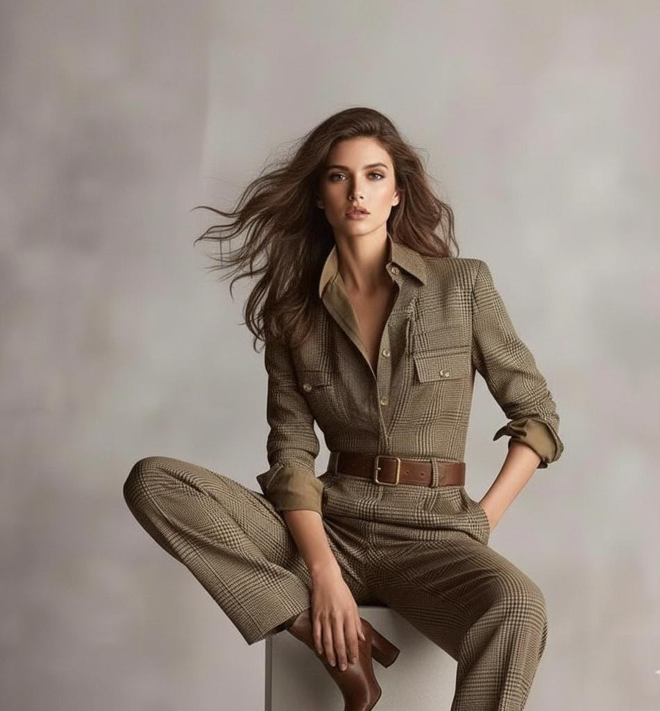 Sarah Jumpsuit With Belt - Image 2