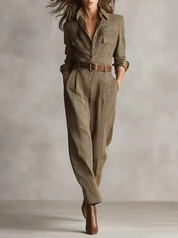 Sarah Jumpsuit With Belt - Image 3